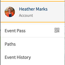 This shows the drop down menu where you click the path button